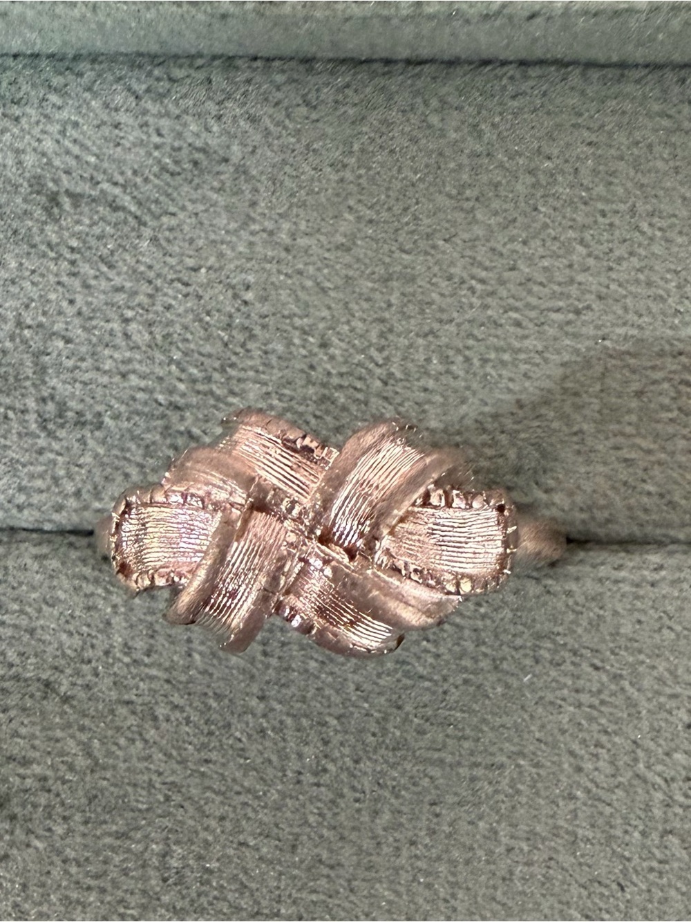 Avon Silver Knot Ring